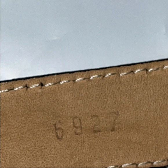 LEATHEROCK BLACK Leather 1” Belt black LEATHER 4”RECTANGLE BUCKLE USA made 6927 - Picture 7 of 11